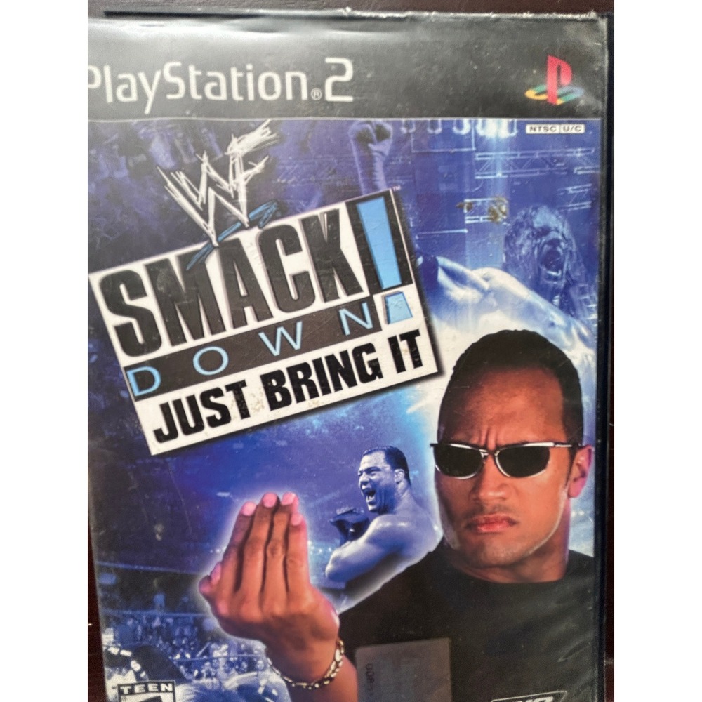 WWF SmackDown Just Bring It PS2 Sony PlayStation 2 Video Game SLUS 20316 THQ